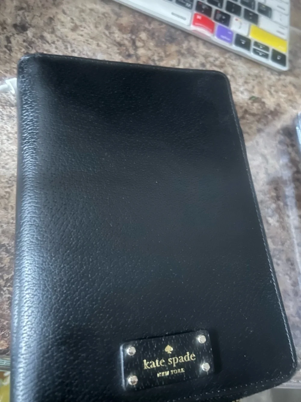 kate spade Black Leather Home Office Planner - Picture 4 of 5